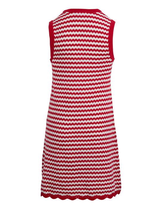 EVE GIRL - MILLIE KNIT DRESS RED