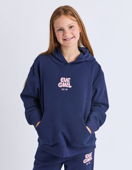 EVE GIRL - SPORTS CLUB HOODIE NAVY