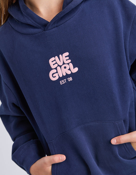 EVE GIRL - SPORTS CLUB HOODIE NAVY