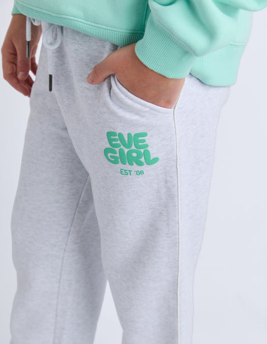 EVE GIRL - SPORTS CLUB FLARE TRACKPANT SNOW MARLE