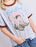 EVE GIRL - BOOTS RINGER TEE LIGHT BLUE