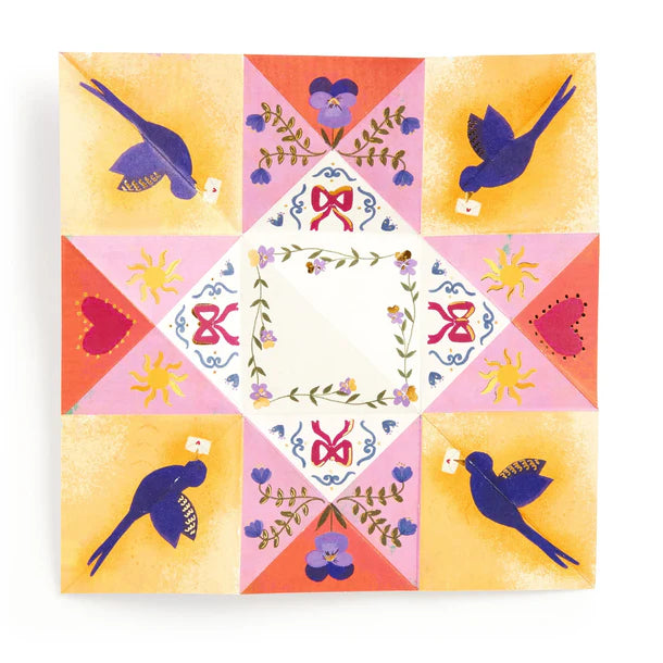 CHARM CARDS 12 CARDS 90PC CONFECTTI