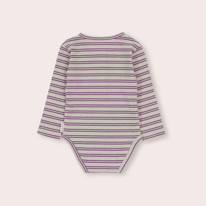OLIVE AND THE CAPTAIN - VIOLA STRIPE LS BODYSUIT