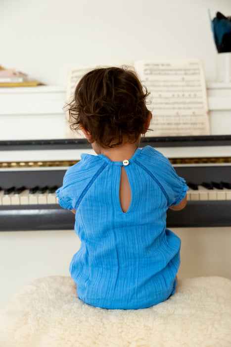 ALEX & ANT - LENNIE PLAYSUIT SKY BLUE