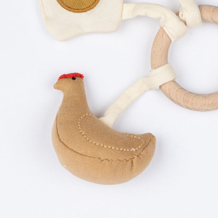 FABELAB - ACTIVITY RATTLE CHICKEN AND EGG