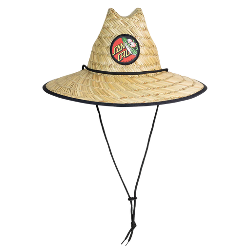 SANTA CRUZ - Beware Dot Straw Hat - Natural
