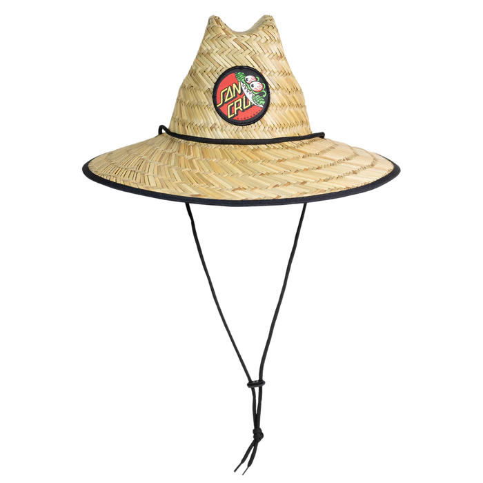 SANTA CRUZ - Beware Dot Straw Hat - Natural