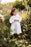 ELMA - AMELIA DRESS WITH LINING MINI DAISY EMBROIDED COTTON