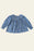 ELMA - MARIGOLD BLOUSE CORNFLOWER GINGHAM