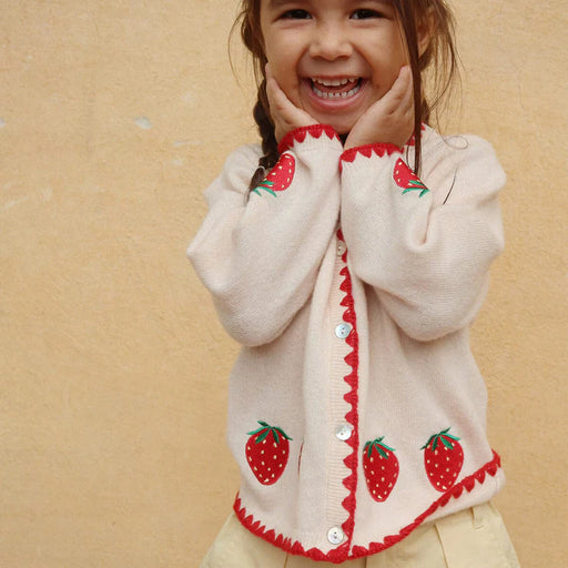 KONGES SLØJD - COLLETTE CARDIGAN BUTTERCREAM