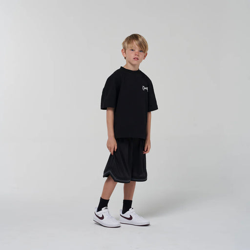 CRATE - KIDS B BALL MESH SHORTS - BLACK