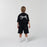 CRATE - KIDS BASIC SCRIPT SWEAT SHORTS - BLACK