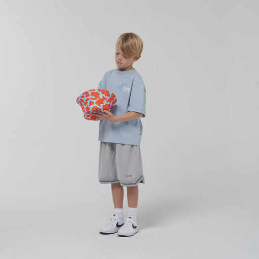 CRATE - KIDS B BALL MESH SHORTS - GREY