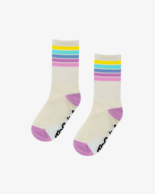 THE GIRL CLUB - CREAM RAINBOW SOCKS