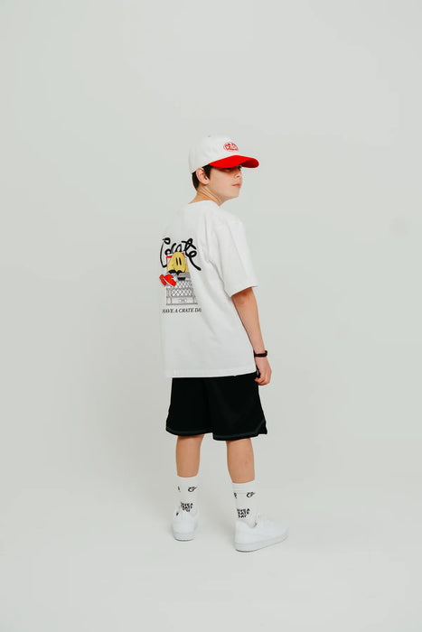 CRATE - VINYL HAVE A CRATE DAY BOX FIT TEE WHITE