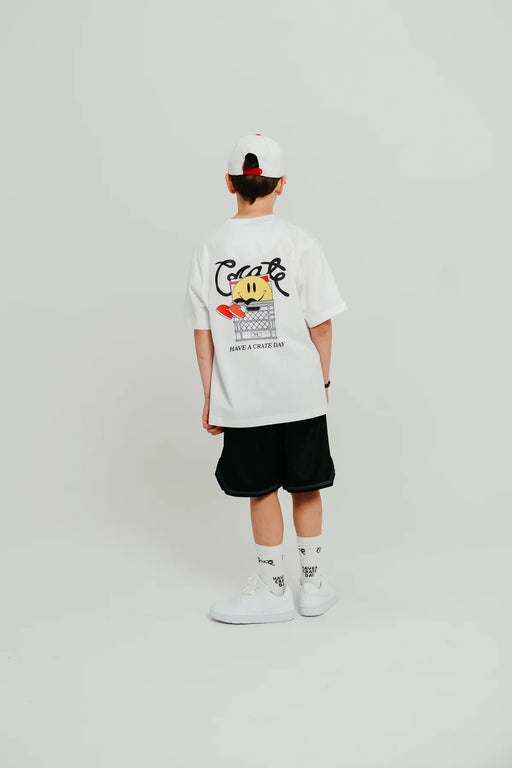 CRATE - VINYL HAVE A CRATE DAY BOX FIT TEE WHITE