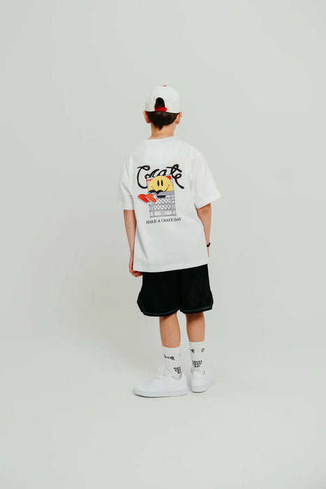 CRATE - VINYL HAVE A CRATE DAY BOX FIT TEE WHITE