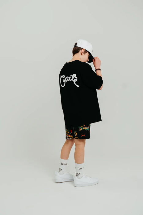 CRATE - SCRIPTED BOX FIT T-SHIRT BLACK