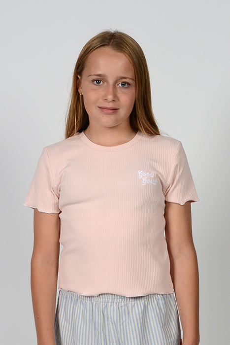 GOOD GOODS - MACIE TEE DUSTY PINK