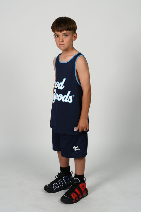 GOOD GOODS - REVERSIBLE ADAMS TANK NAVY/BLUE