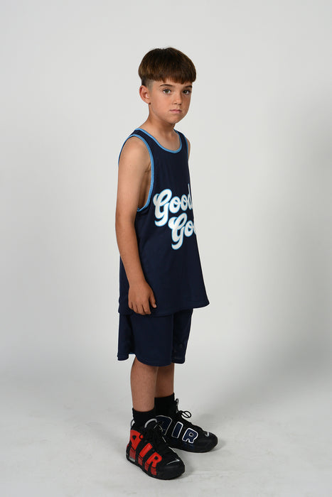 GOOD GOODS - REVERSIBLE ADAMS TANK NAVY/BLUE