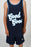 GOOD GOODS - REVERSIBLE ADAMS TANK NAVY/BLUE