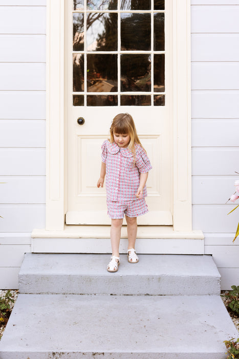 ELMA - DUNE BLOUSE FOLK CHECK