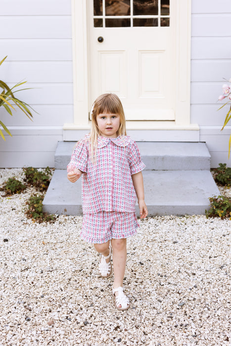 ELMA - DUNE BLOUSE FOLK CHECK