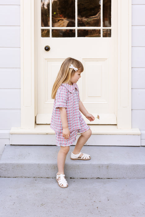 ELMA - DUNE BLOUSE FOLK CHECK