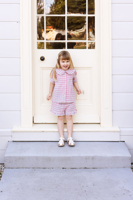 ELMA - DUNE BLOUSE FOLK CHECK