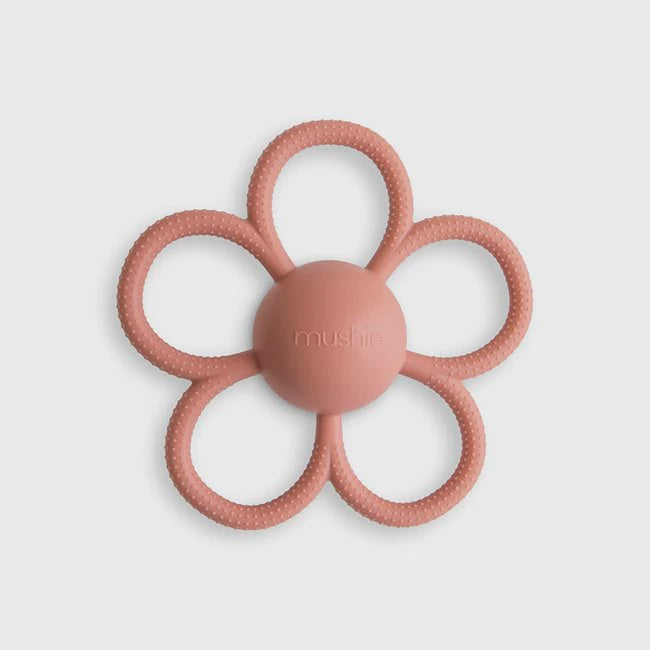 MUSHIE - RATTLE TEETHER DAISY