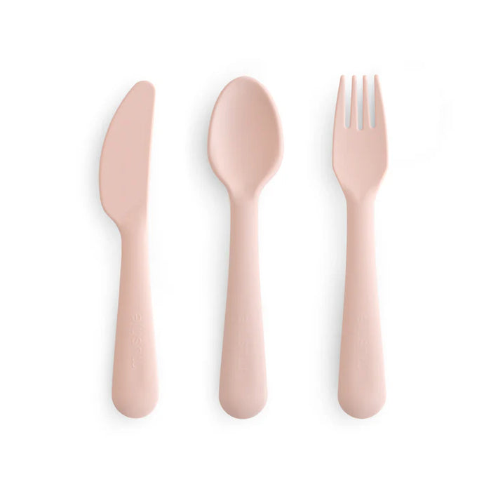 MUSHIE - CUTLERY SET KNIFE FORK SPOON BLUSH