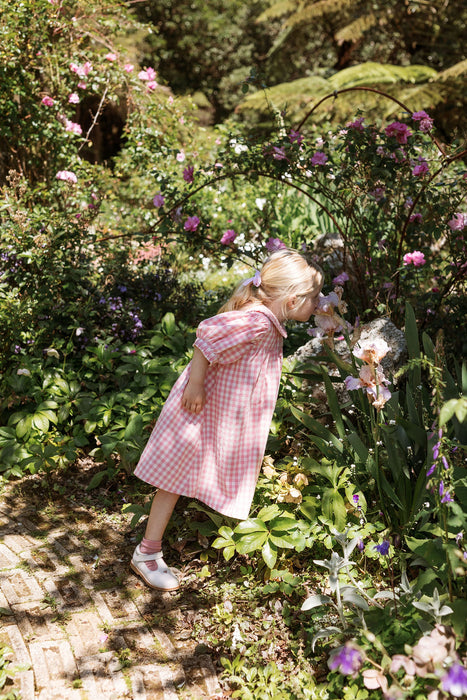 ELMA - BIRDIE DRESS POSY CHECK
