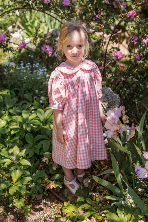 ELMA - BIRDIE DRESS POSY CHECK