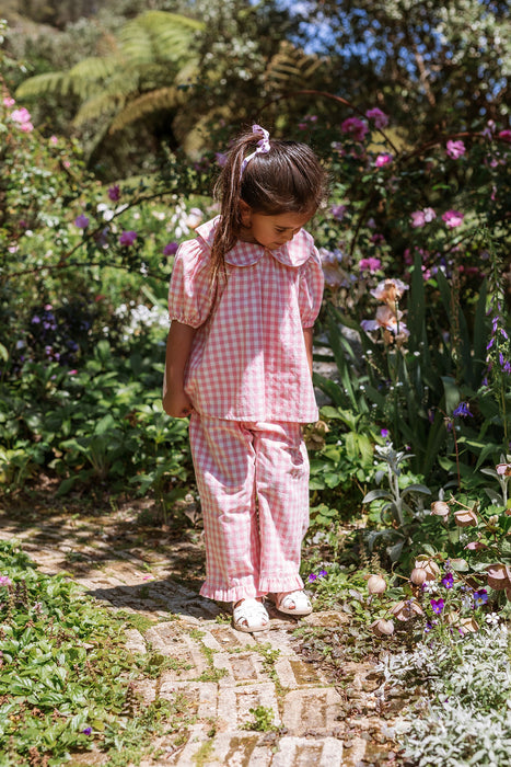 ELMA - TILLIE PANTS POSY CHECK