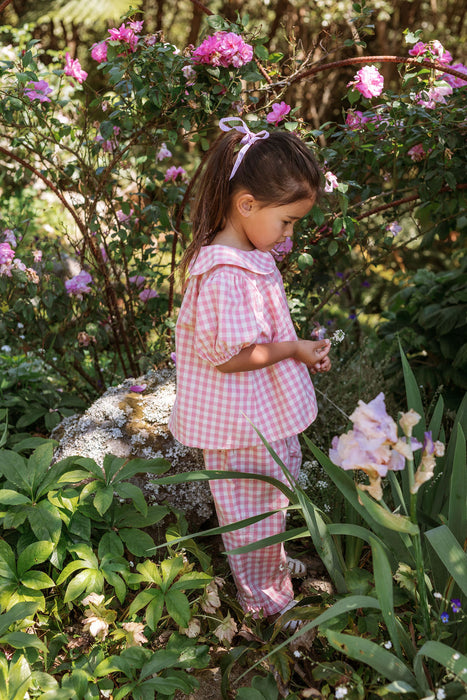 ELMA - RUDY BLOUSE POSY CHECK