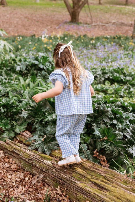 ELMA - RUDY BLOUSE BLUEBELL CHECK