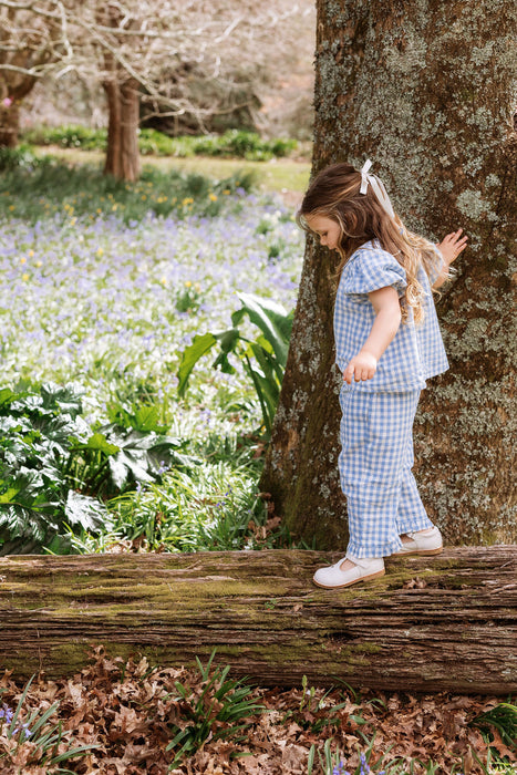 ELMA - RUDY BLOUSE BLUEBELL CHECK