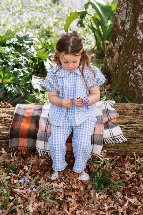 ELMA - RUDY BLOUSE BLUEBELL CHECK