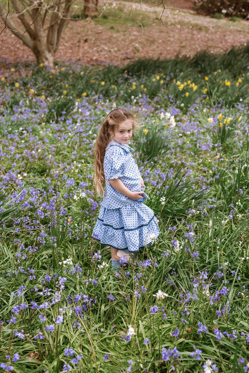 ELMA - EMILY SKIRT PERIWINKLE DOT