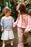 ELMA - PENELOPE CARDIGAN BLUE CHECKERED HEARTS