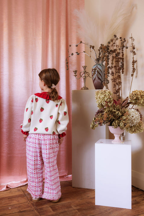 ELMA - PENELOPE CARDIGAN VANILLA STRAWBERRIES