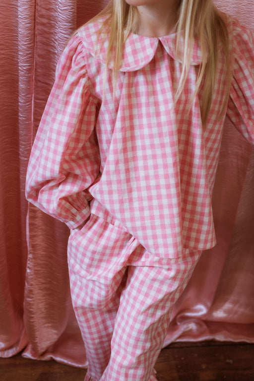 ELMA - THEA BLOUSE POSY CHECK