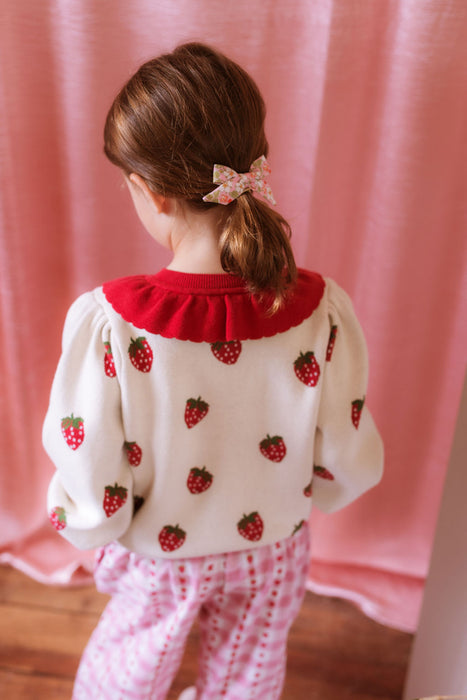 ELMA - PENELOPE CARDIGAN VANILLA STRAWBERRIES