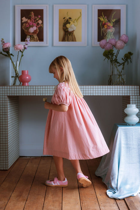 ELMA - CELESTE DRESS POSY GINGHAM
