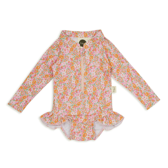 KAPOW - BABY FLORENTINA LS RASHIE SWIMSUIT