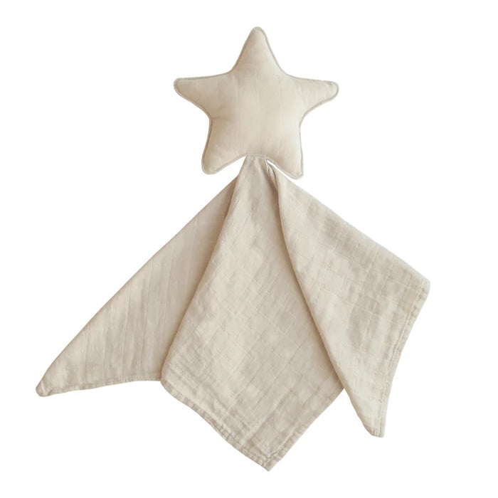 MUSHIE STAR LOVEY BLANKET - FOG