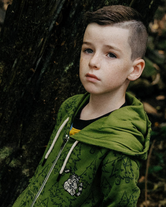 BAND OF BOYS - FOREST ON REPEAT ZIP HOOD
