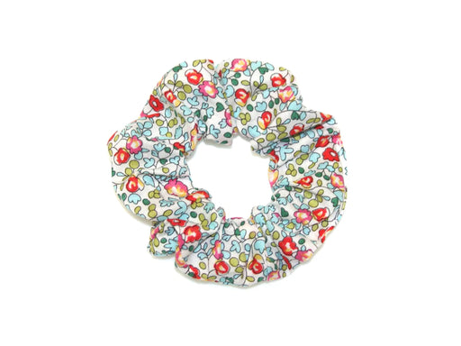 GOODY GUMDROPS - LIBERTY ELOISE SCRUNCHIE TURQUOISE/RED