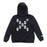 GOOD GOODS - ROCKY HOOD CHECKERS PRINT BLACK